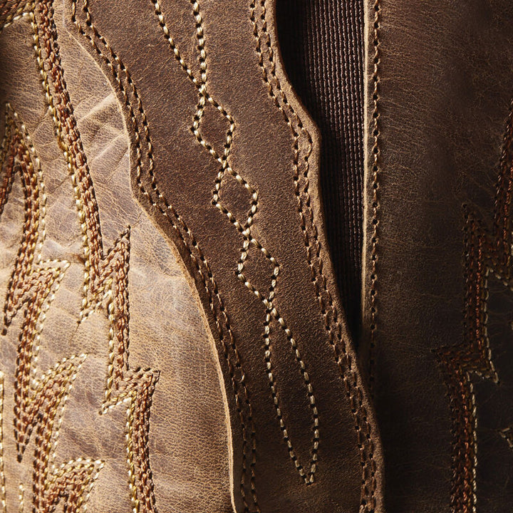 Ariat heritage X toe elastic wide calf western boot for ladies