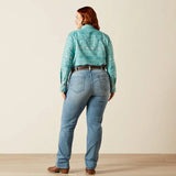 Ariat mid rise Alessia straight leg jeans voor dames
