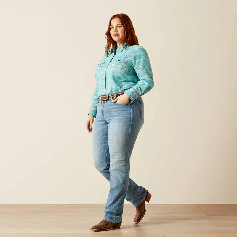 Ariat mid rise Alessia straight leg jeans voor dames