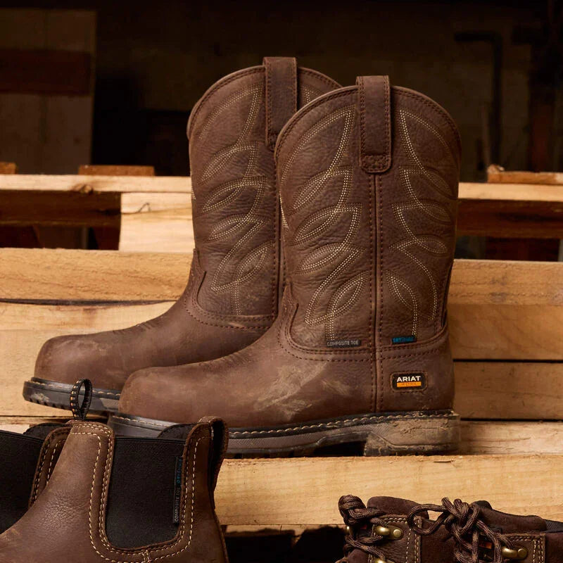 Ariat Riveter waterdichte dameslaarzen met composiet neus en trekkoord