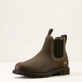 Ariat Groundbreaker chelsea waterproof soft toe work boot for men