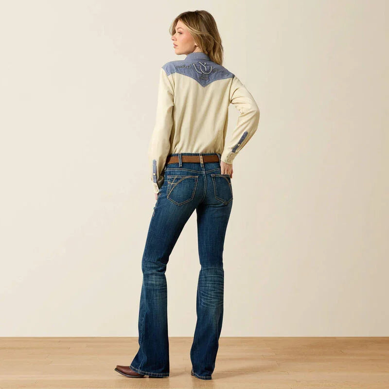 Ariat Mid Rise Fiona Boot Cut Jeans für Damen