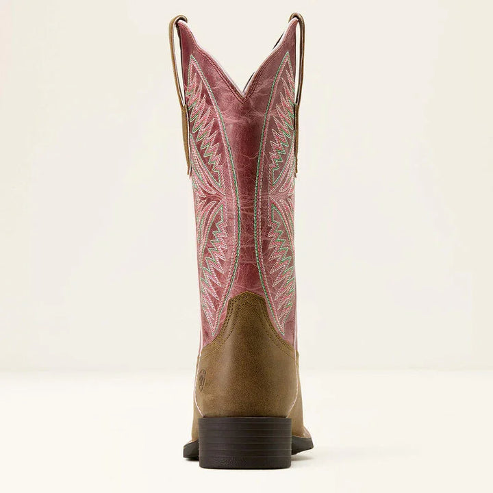 Ariat Round Up Ruidoso Westernlaars met brede vierkante neus voor dames