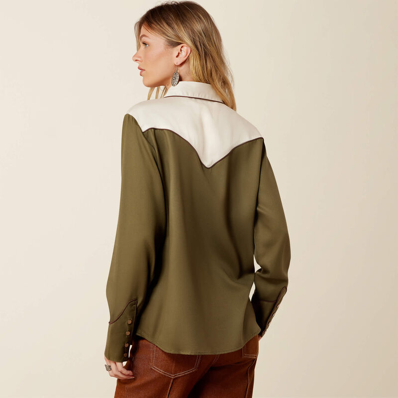 Ariat bellamy western snap shirt