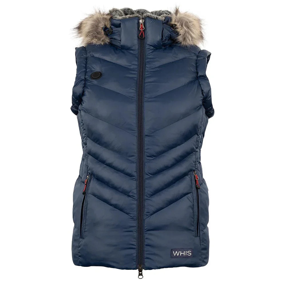 Whis verwarmde step bodywarmer coach