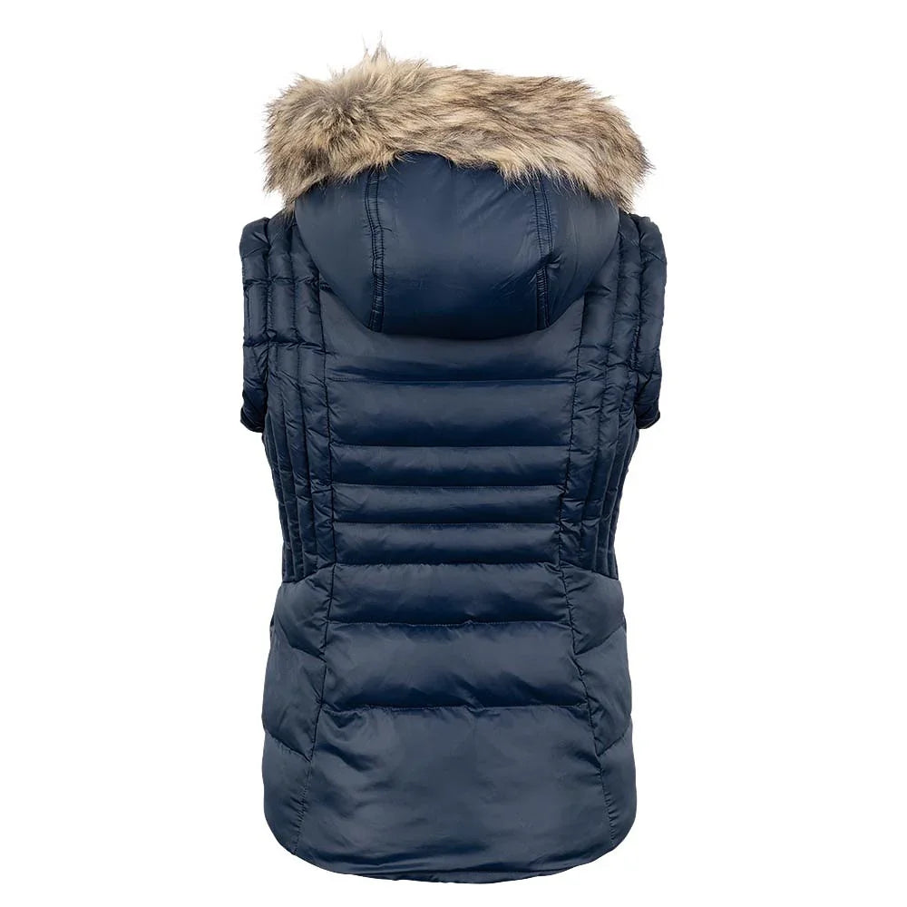 Whis verwarmde step bodywarmer coach