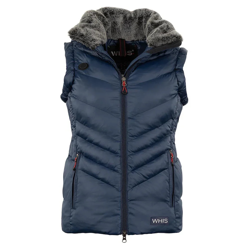 Whis verwarmde step bodywarmer coach
