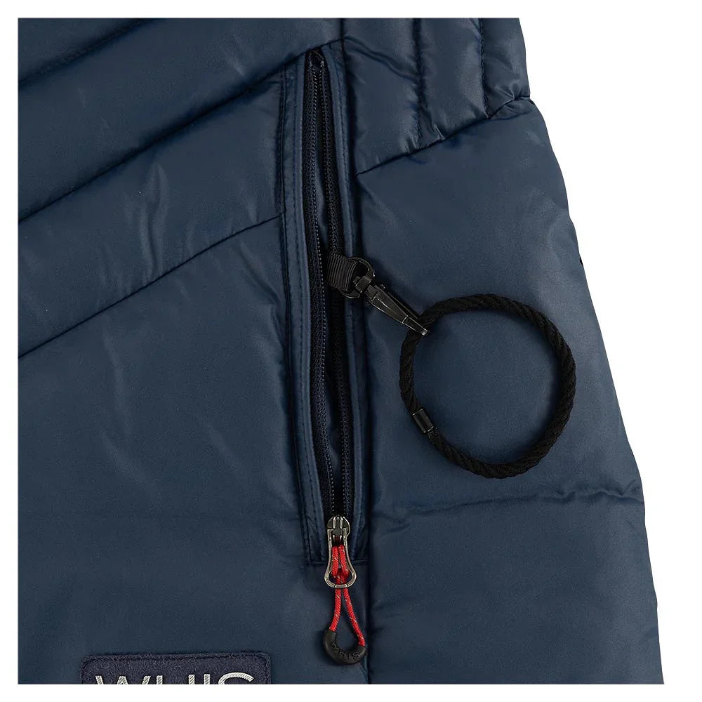 Whis verwarmde step bodywarmer coach