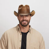 American hat makers Cyclone | Leather Cowboy Hat