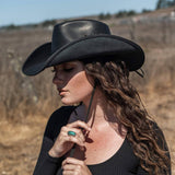 America hat makers Hollywood | leren cowboyhoed