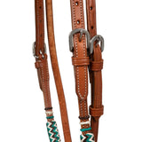 Pool's bosal hoofdstel met katoenen mecate teugels PLH01019