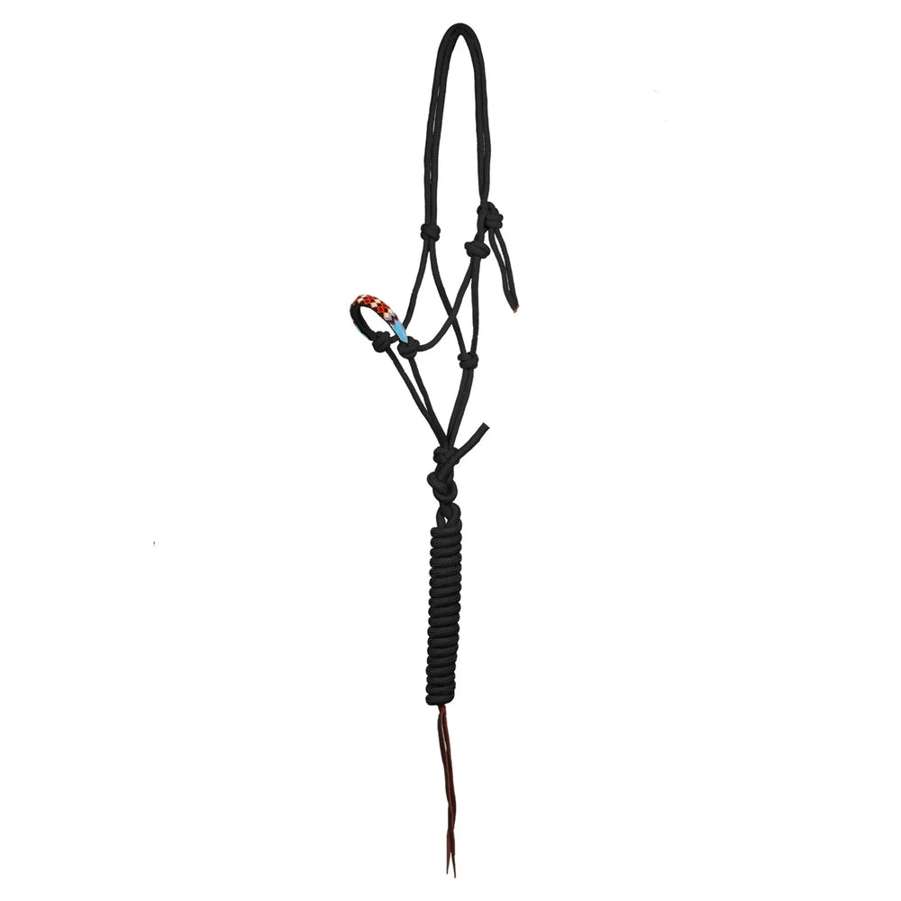 Halster van Pool's met geknoopt touw en riem PLH03017