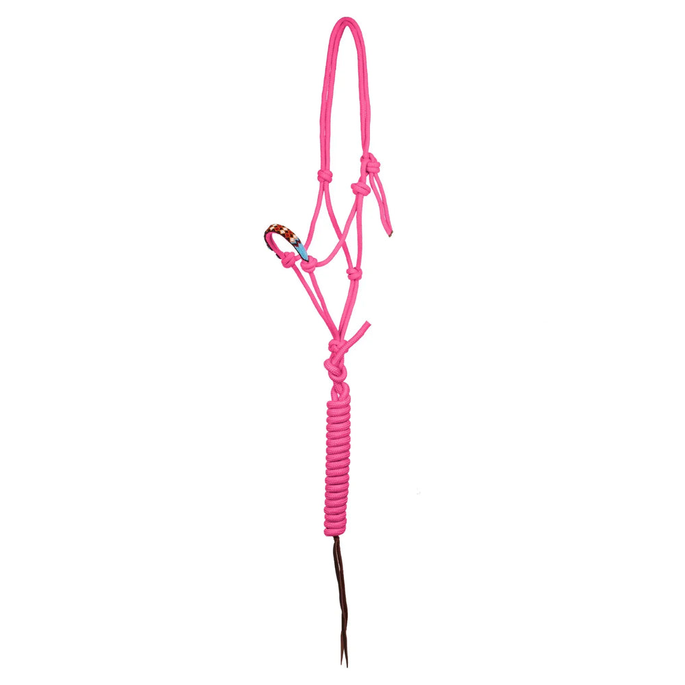 Halster van Pool's met geknoopt touw en riem PLH03017