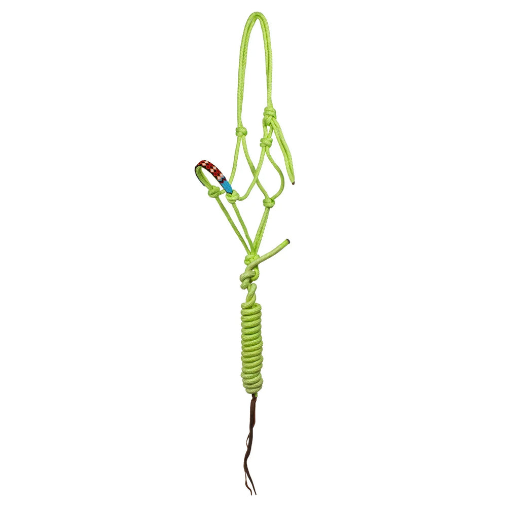 Halster van Pool's met geknoopt touw en riem PLH03017