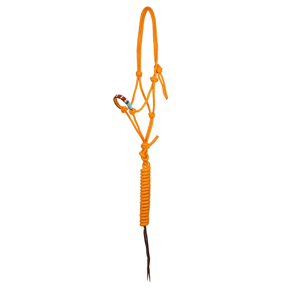 Halster van Pool's met geknoopt touw en riem PLH03017