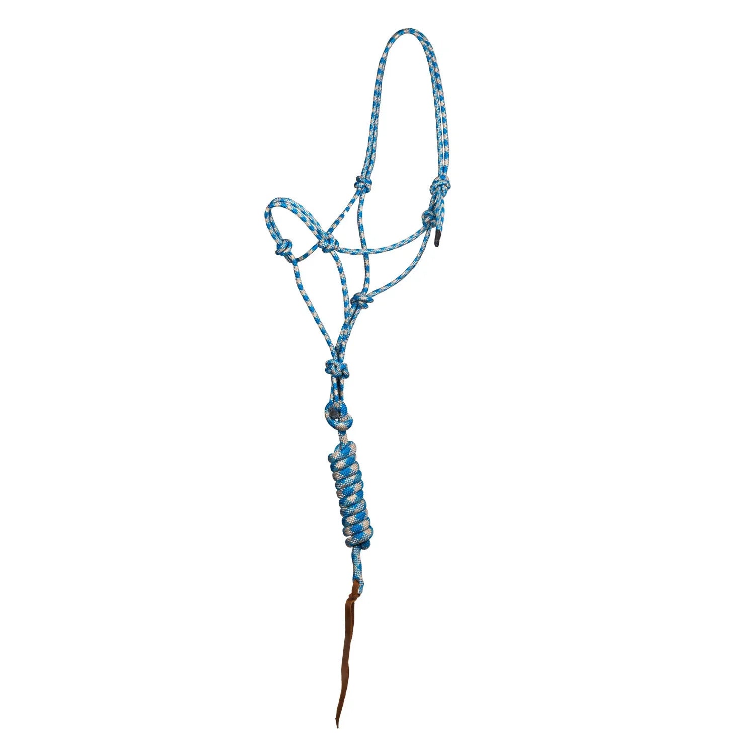 Halster van Pool met geknoopt touw en riem PLH03017