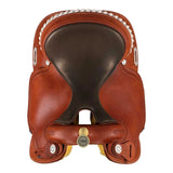 Pool's barrelzadel SE 0075 met gekleurd ruw leer, model 5020