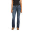 Ariat R.E.AL. Mid rise stretch Ivy stackable straight leg jean for ladies - HorseworldEU