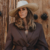 Sandoval Comala wide brim cowboy straw hat for ladies