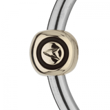 Herm. Sprenger dynamic RS Eggbutt bit with D-shaped rings 16 mm single jointed 40408 - HorseworldEU